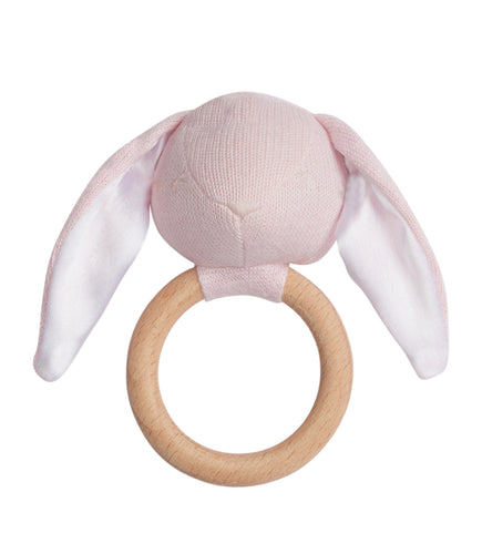 Pink Bunny Rattle