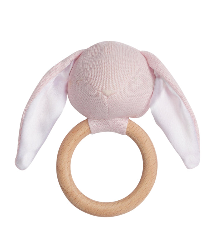 Pink Bunny Rattle