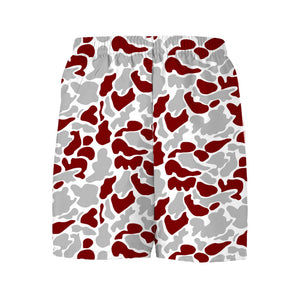 Maroon Camo Billy Short
