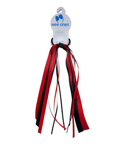 Ribbon Streamer Ponytail Red/Black