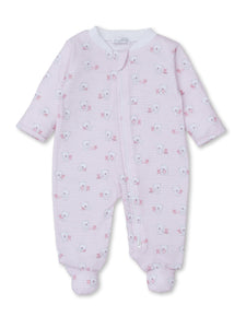 Pink Beary Best Friends Zipper Footie