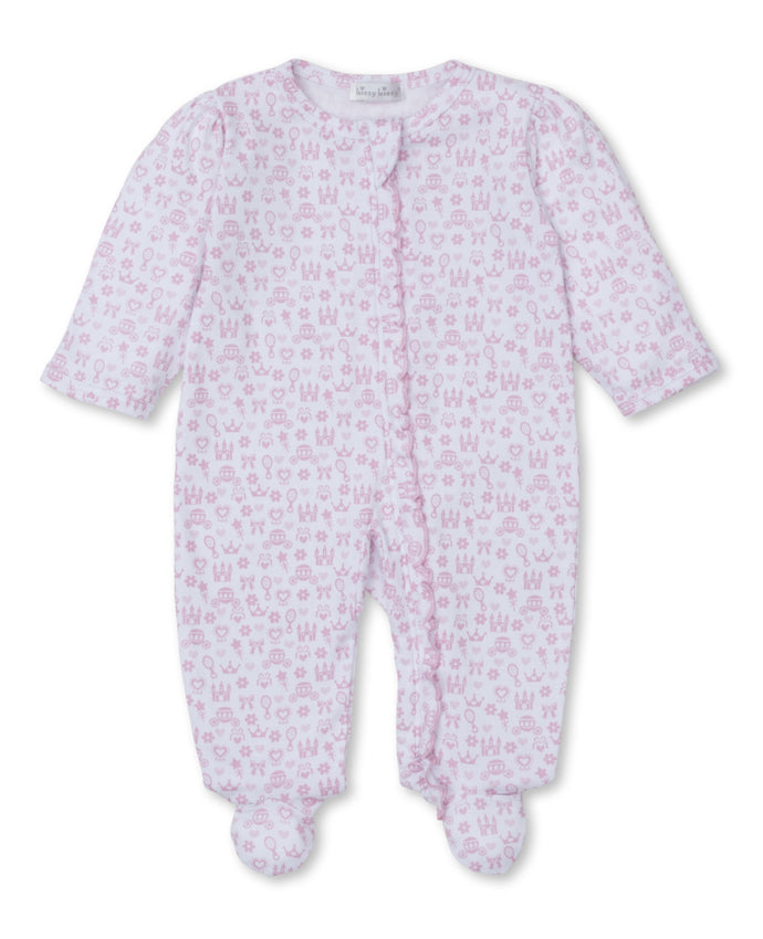 Royal Details Zipper Footie