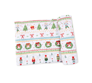 Nutcracker Fair Isle - Swaddle Blanket