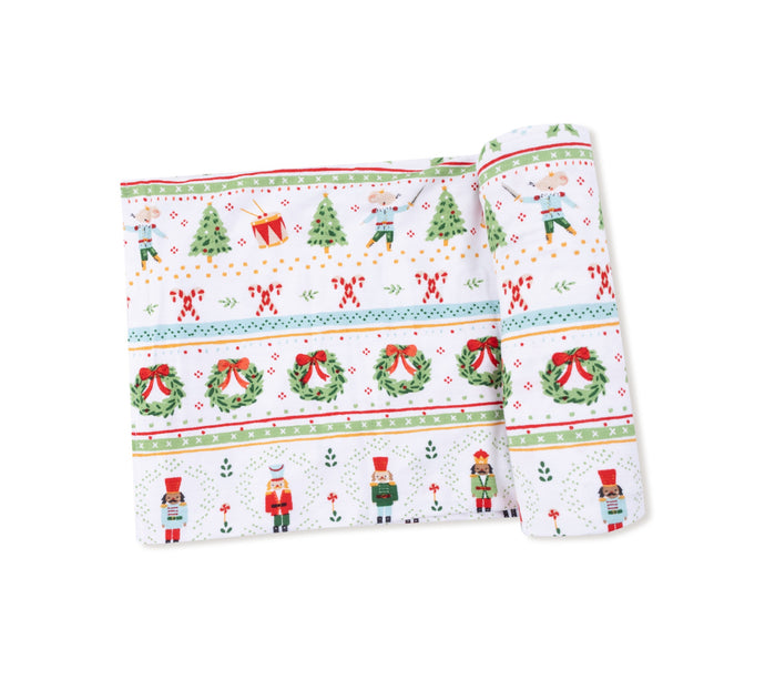 Nutcracker Fair Isle - Swaddle Blanket