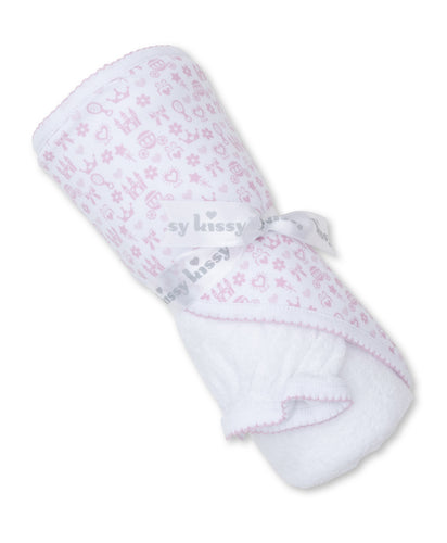 Royal Details Hooded Towel w/ Mitt Set