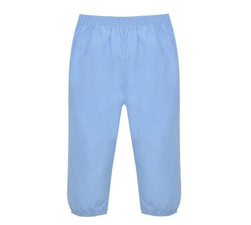 Baby Blue Corduroy Elastic Pant