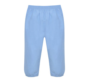 Baby Blue Corduroy Elastic Pant
