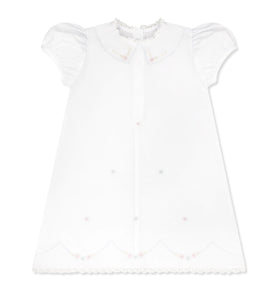 Ashtyn Dress White with Blue Floral