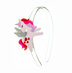 Valentine Heart Acrylic Headbands