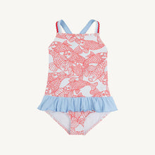Taylor Bay Bathing Suit, Big Red Fish Beale Street Blue