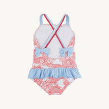 Taylor Bay Bathing Suit, Big Red Fish Beale Street Blue