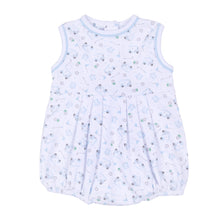 Little Golfer Print Bubble - Light Blue