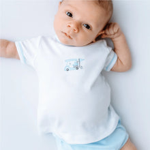 Little Golfer Diaper Cover Set - Light Blue