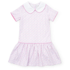Libby Girls' Dress - School Plaid Pink