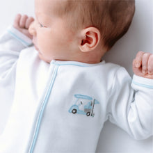 Little Golfer Light Blue Footie