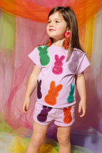 Kids Lavender Multi Peeps Top