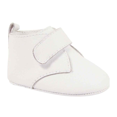 JOHN INFANT WHITE LEATHER DRESS SHOES