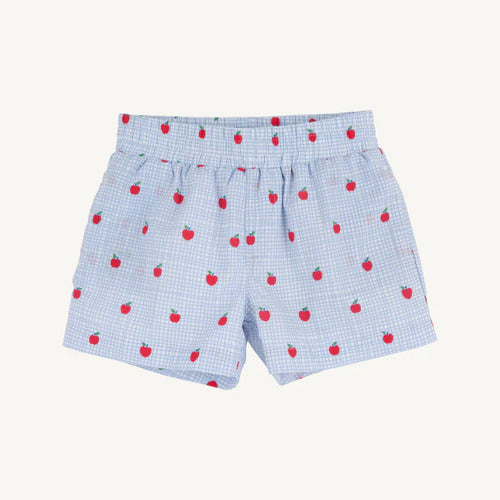 Sheffield Shorts Apple of My Eye with Wood Boat Blue Stork