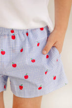 Sheffield Shorts Apple of My Eye with Wood Boat Blue Stork