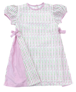 Cece Dress, Pink Floral Cord