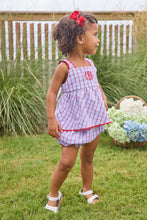 Evie Bloomer Set Patriotic Plaid