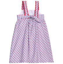 Evie Dress Patriotic Plaid