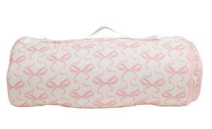 Bows on Pink Nap Mat