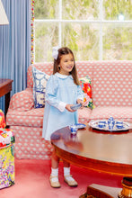 Patsy’s Dinner Party Dress, Barrington Blue Velveteen