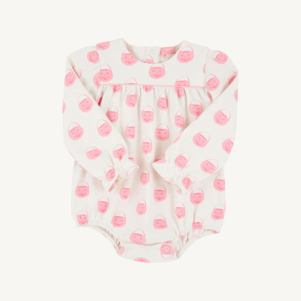 Long Sleeve Penny's Play Bubble Vintage Prep Pumpkin Pails (Sandpearl Pink) with Sandpearl Pink