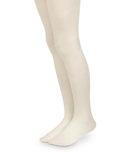 1445 Jefferies Socks Smooth Microfiber Tights 1 Pair - Ivory