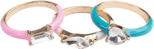 Boutique Chic Crystal Cool Rings