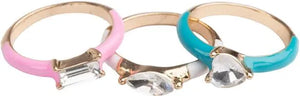 Boutique Chic Crystal Cool Rings