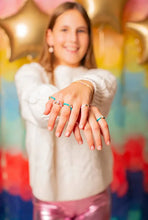 Boutique Chic Crystal Cool Rings