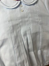 Light Blue Bubble with White Stitching Detail + Bonnet