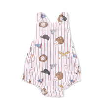 Vintage Baseball Stripe Retro Sunsuit