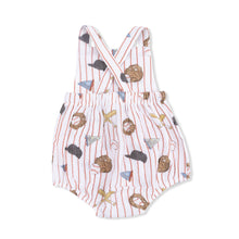 Vintage Baseball Stripe Retro Sunsuit