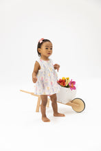 Ribbon Bouquets Ruffle Back Top and Bloomer