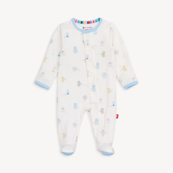 Baby Beats Blue modal magnetic parent favorite footie