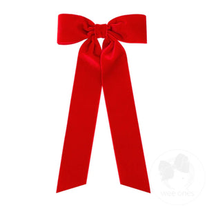 Medium Velvet Long Tail Bow (9640)
