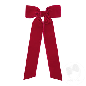 Medium Velvet Long Tail Bow (9640)