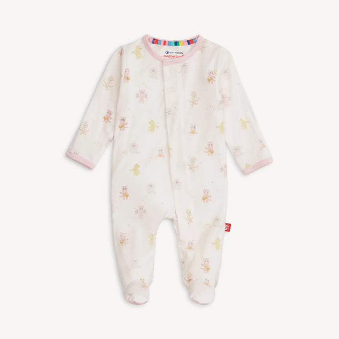 Baby Beats Pink modal magnetic parent favorite footie