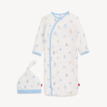 Magnetic Gown & Hat Set Baby Beats Blue