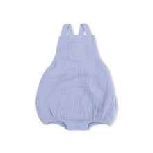 Solid Muslin Blue Blizzard Sunsuit