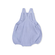 Solid Muslin Blue Blizzard Sunsuit