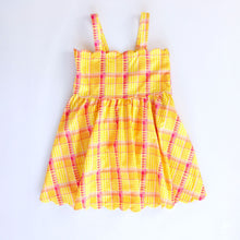 Hadley Dress - Seashell Plaid