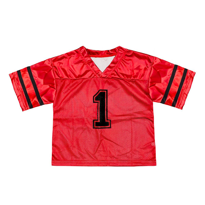Red and Black Football Jersey