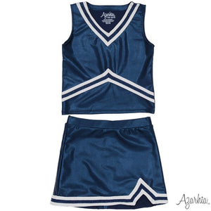 Shimmer Cheer Suit in Navy Game Day