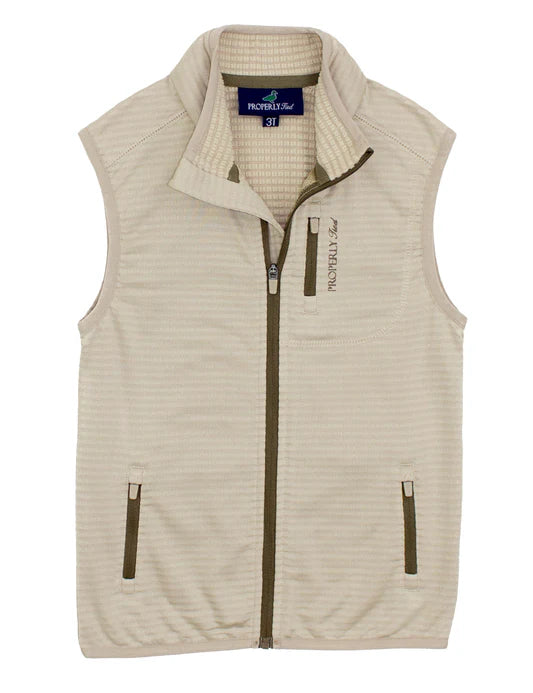 Boys Fairhope Vest Khaki