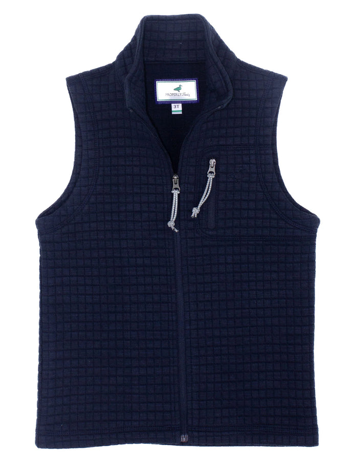 Boys Delta Vest Navy
