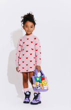 Pink Sweetheart Sweater Dress